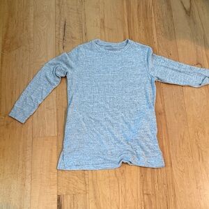 Gray crew neck sweater